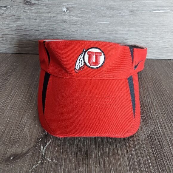 Nike Utah Utes Red Visor - Picture 1 of 5